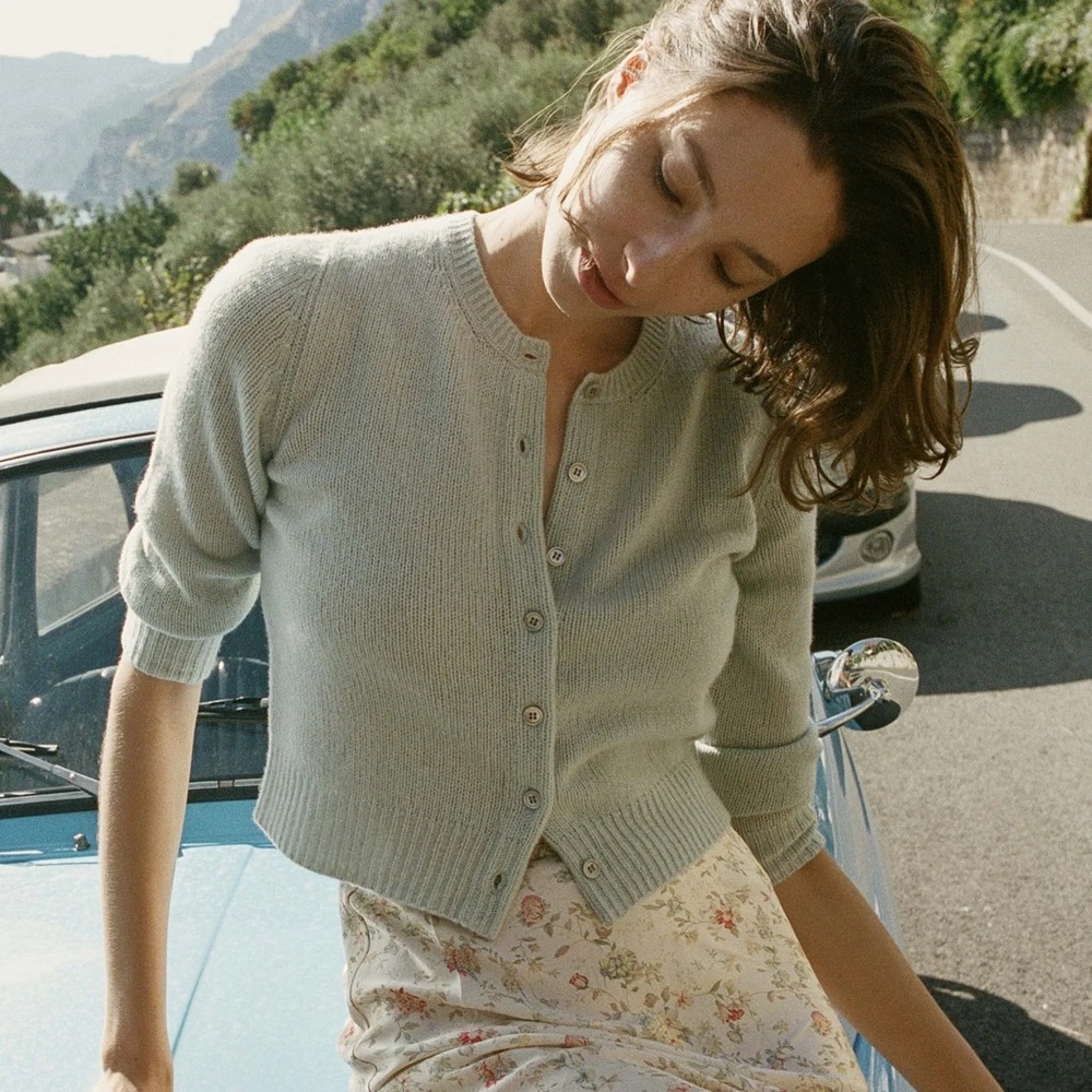 SOLD Doen Sample Danae cashmere cardigan